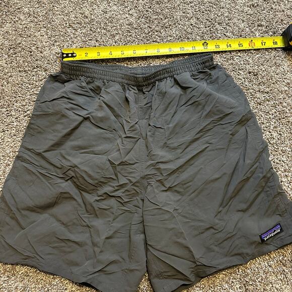 PATAGONIA Men's Baggies Longs 7" Size S In Forge Grey - Picture 6 of 12